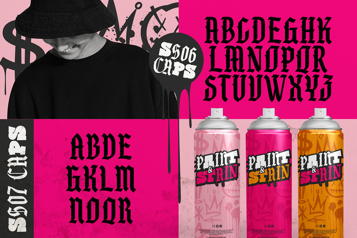 Vandal Street Graffiti Font, a Symbol Font by alit design (Photo 18 of 23)