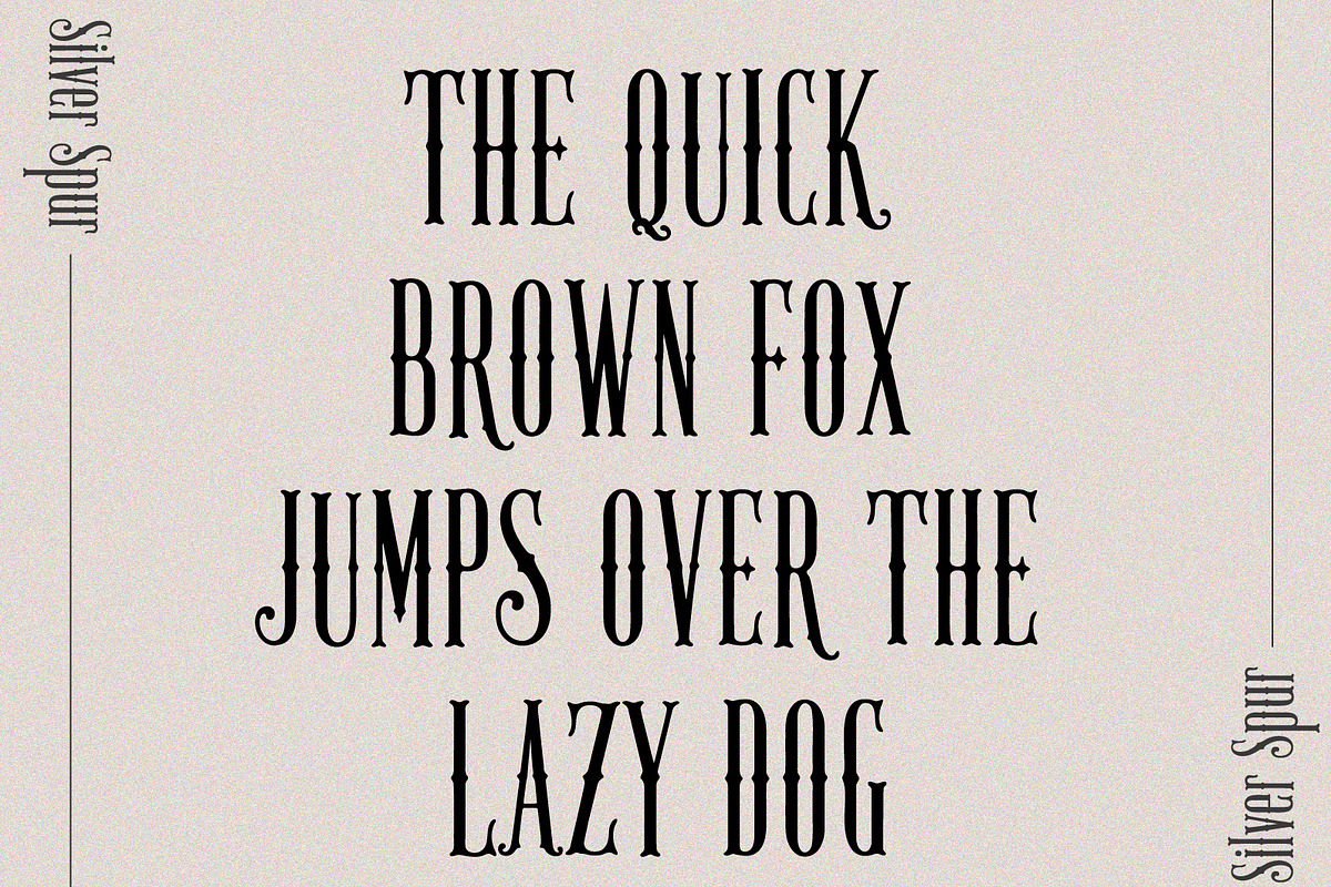 Silver Spur, a Serif Font by Prestige Artsy Studio (Photo 3 of 10)