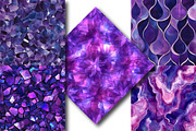 Purple Opal Pattern, an Illustration by DreamPrint404 (Thumbnail 3 of 5)