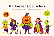 80 Halloween Illustration Bundle, a Seasonal Illustration by Prosymbols (Thumbnail 1 of 10)