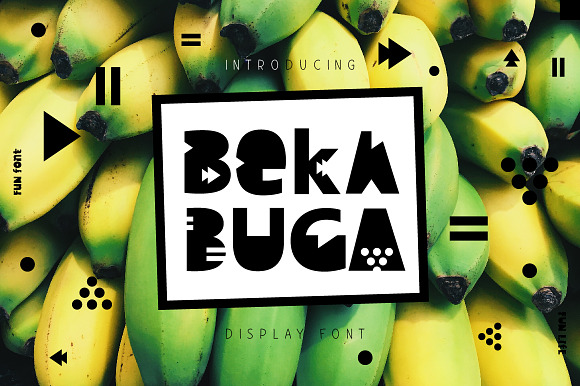 Bekabuga Display Font preview 7