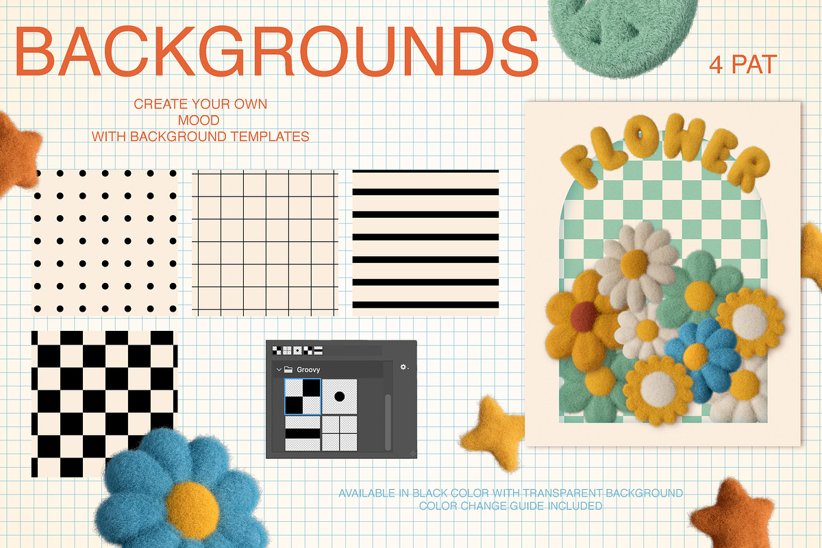 3D Groovy Woolen Kit Creator, an Object Graphic by Polli Deeva (Photo 9 of 13)