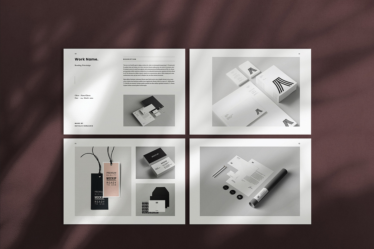 Design Portfolio and Resume, a Brochure Template by Occy Design (Photo 7 of 12)