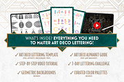 Modern Art Deco Lettering Toolkit, a Brush Add-On by Nico-Ng (Thumbnail 2 of 11)