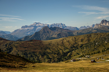 View of Passo Giau Mountain