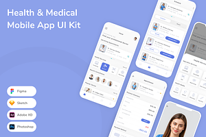 Health & Medical Mobile App UI Kit