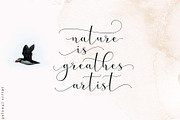 Pelangi script, a Script Font by Sulthan Studio (Thumbnail 8 of 9)