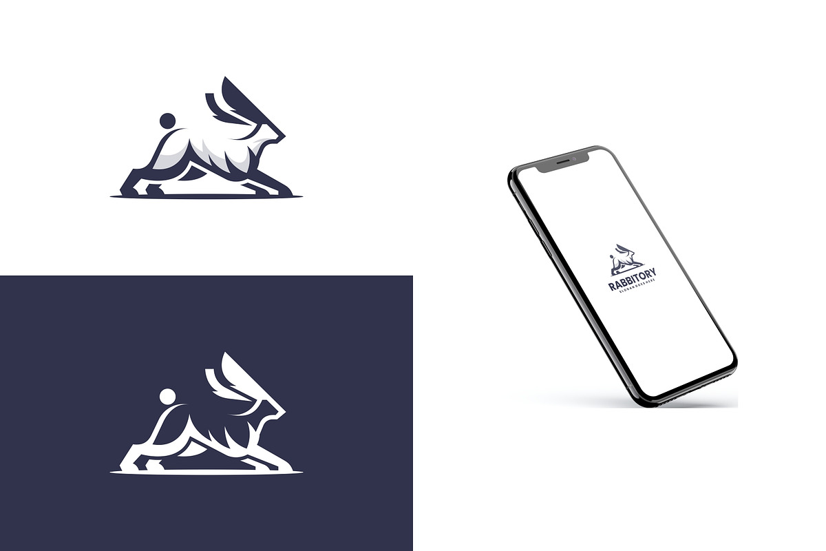 Monoline Rabbit Logo Design, a Branding & Logo Template by Artnivora.Std (Photo 3 of 4)