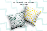 Real Watercolor Seamless Patterns, a Pattern Graphic by Greek fonts by nantia.co (Thumbnail 7 of 8)