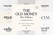 Old Money Luxury Font Collection, a Serif Font by gafaroff studio (Thumbnail 1 of 19)