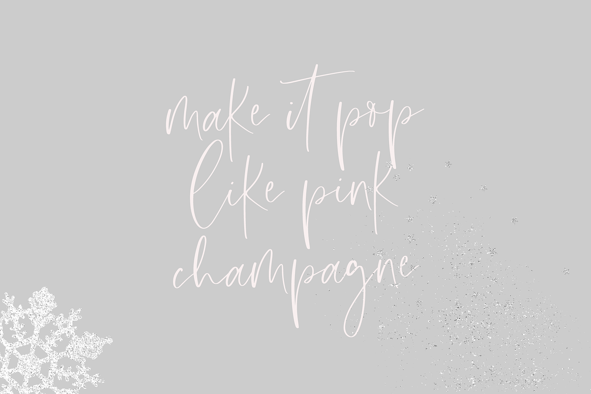 Snowflake Script Font preview 4