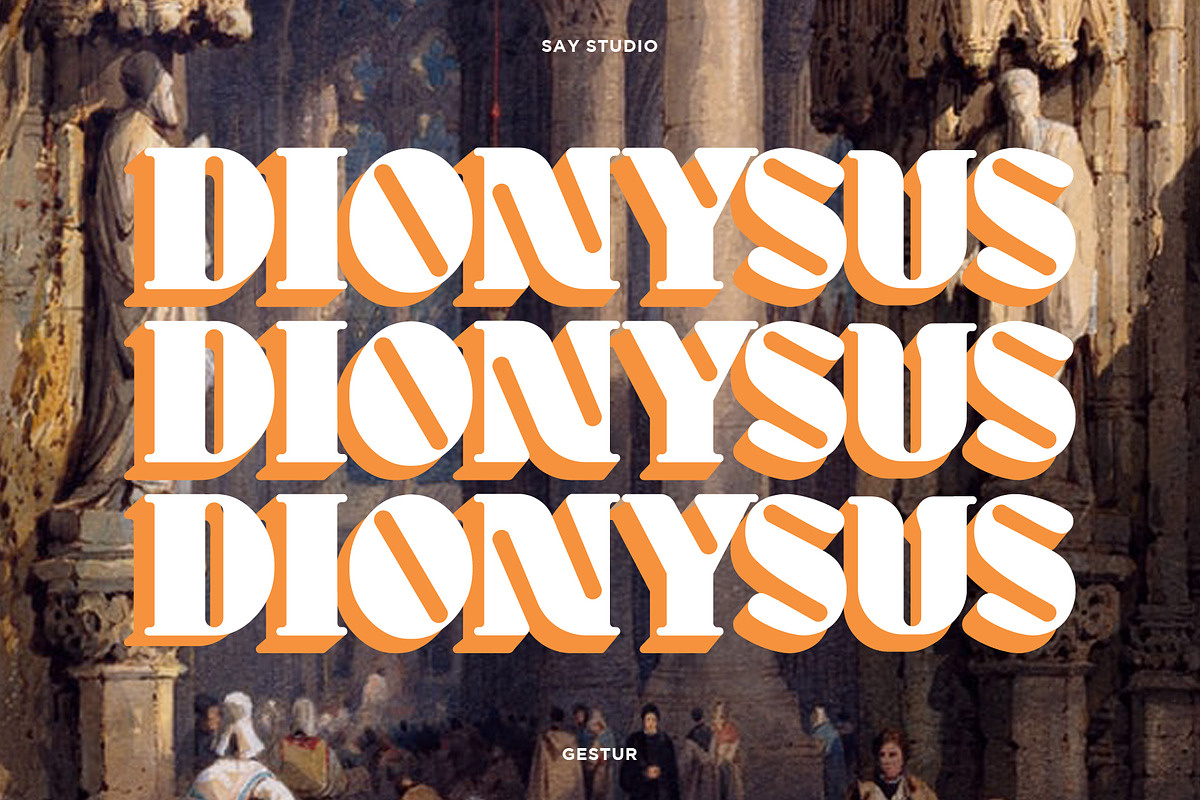 Gestur Display Font, a Sans Serif Font by Say Studio (Photo 5 of 15)