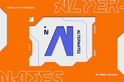 Hithejaw - Modern Experimental Font, a Sans Serif Font by Drizy (Thumbnail 4 of 10)