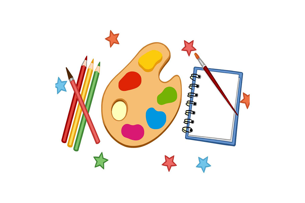 Art Palette & Phone Clipart, an Object Graphic by Designs_River (Photo 7 of 16)
