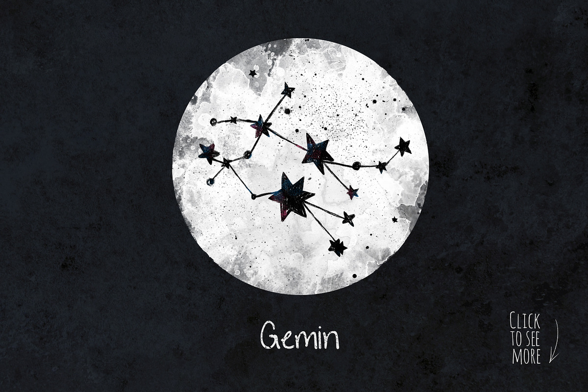 Magic Zodiac Constellations + Bonus, a Decorative Illustration by anvinoart (Photo 8 of 10)