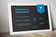 Dark ribbon Word certificate (docx), a Stationery Template by Inkpower (Thumbnail 4 of 6)