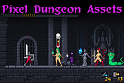 Pixel Dungeon Assets, a Graphic by ChrisFarina (Thumbnail 1 of 4)
