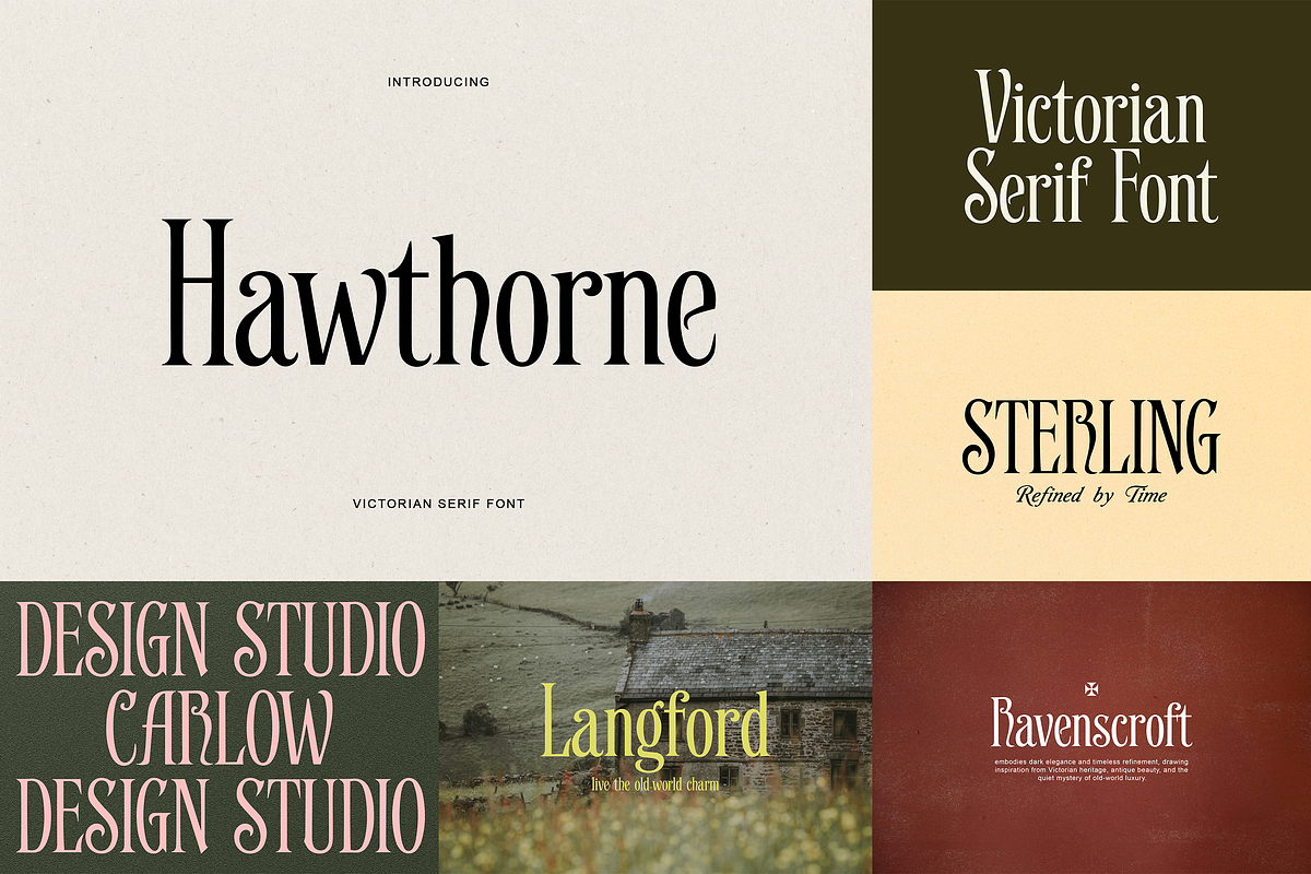 Old Money Luxury Font Collection, a Serif Font by gafaroff studio (Photo 15 of 19)