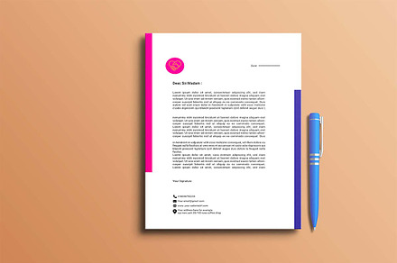 Letterhead, A4 letterhead
