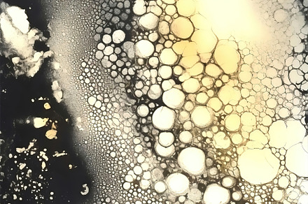 Abstract Chemigram Art Vintage, an Abstract Photo by bbymedia.store