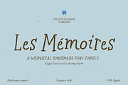 Les Memoires | Whimsical Font Family, a Handwritten Font by type peace (Thumbnail 1 of 11)