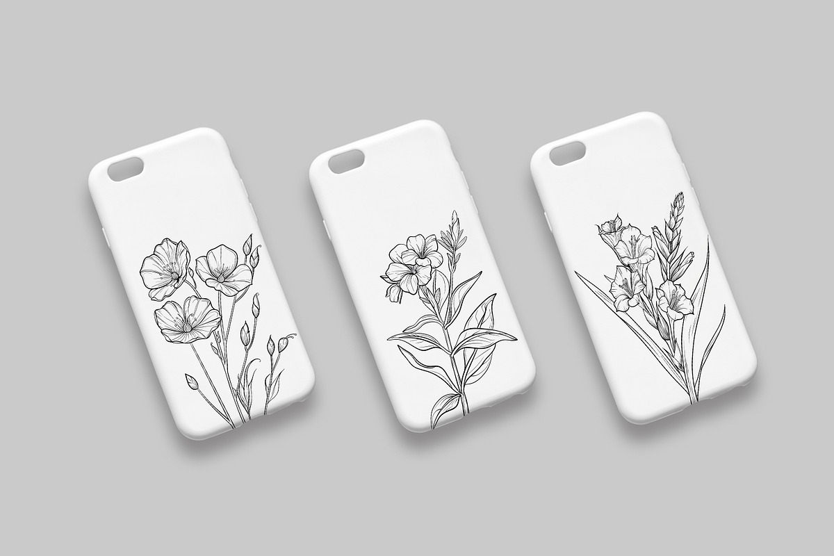 Wild Flowers Coloring Page, a Graphic by Forhadx5 (Photo 14 of 15)