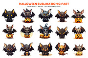 Halloween Bat Sublimation PNG Bundle, a Seasonal Illustration by Creative Arslan (Thumbnail 2 of 9)