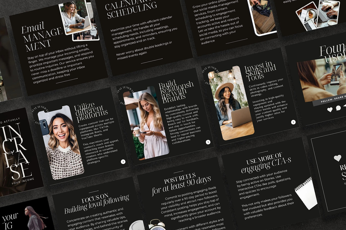 Virtual assistant Instagram template, a Social Media Template by SwitzerShop (Photo 6 of 7)