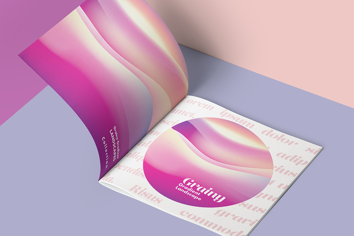 Grainy Gradient Landscape Collection, a Texture Graphic by Polar Vectors (Photo 9 of 20)