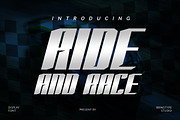 RIDE AND RACE, a Serif Font by BringTypeStudio (Thumbnail 1 of 6)
