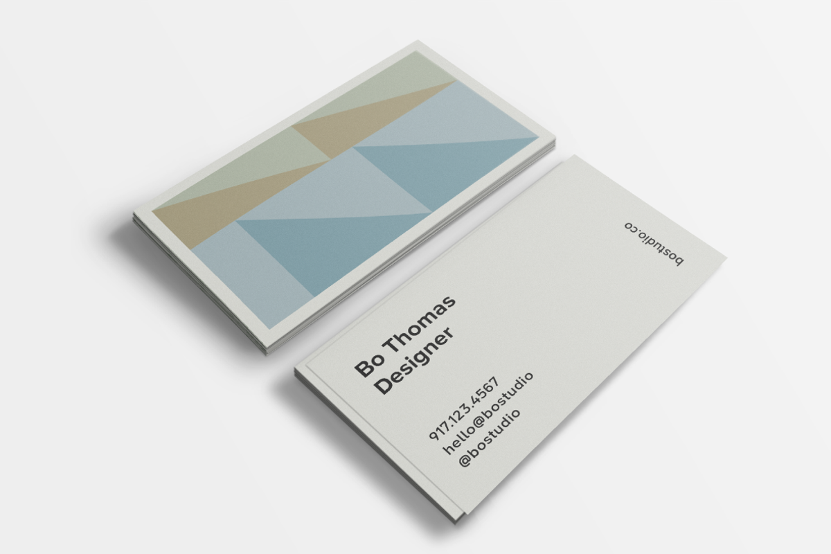 Color Block Design Templates, a Stationery Template by Viaduc (Photo 4 of 5)