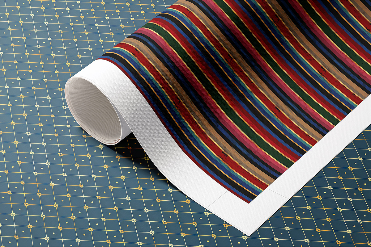Christmas Abstract Patterns - part 1, a Pattern Graphic by Ninterints (Photo 8 of 19)
