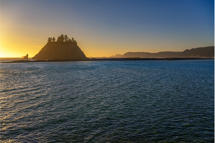 Sunset at La Push Beach in, a Nature Photo by Nick Fox
