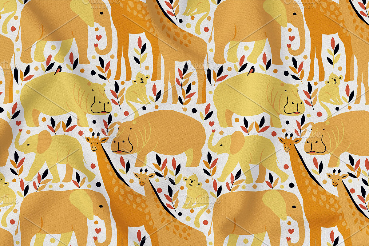 Safari. Kids Pattern Collection, a Pattern Graphic by MarynArts (Photo 11 of 13)
