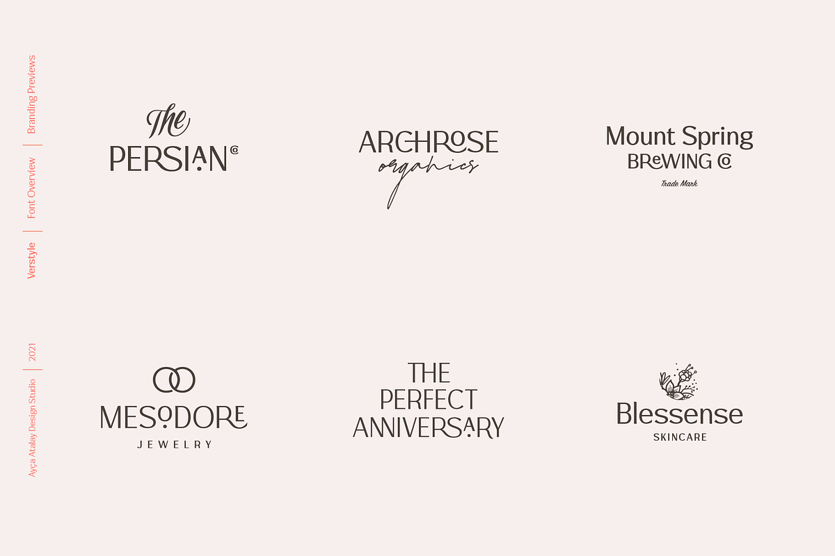 Verstyle | A Versatile Sans Serif, a Sans Serif Font by Ayca Atalay (Photo 4 of 15)