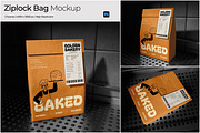 Ziplock Bag Mockup, a Packaging Mockup by Bartama Graphic (Thumbnail 1 of 5)