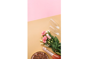 Valentines Day concept, flatlay, a Food & Drink Photo by Fascinadora