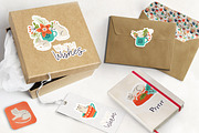Christmas Kittens Stickers, an Animal Illustration by Lidiebug (Thumbnail 3 of 4)