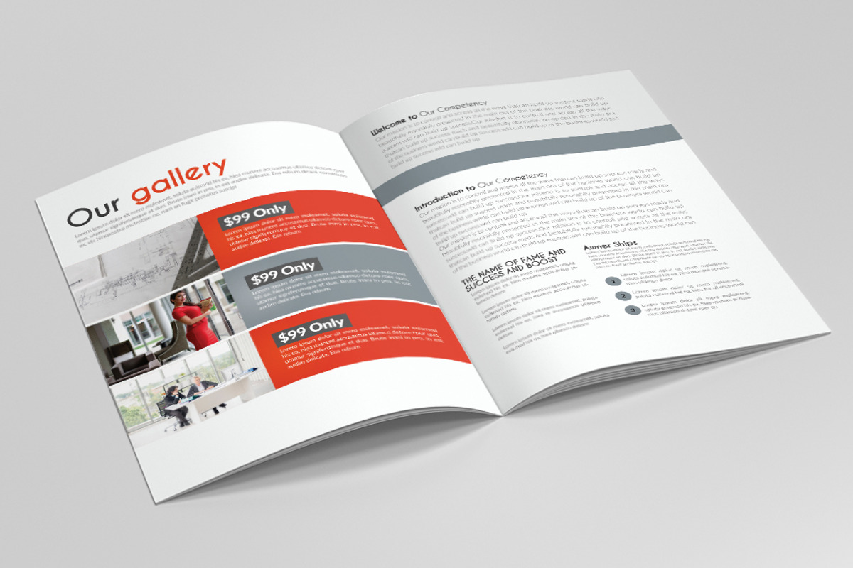 Business Catalogue Brochure 16 Pages, a Brochure Template by Psd Templates (Photo 8 of 9)