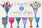 Ice Wine. Watercolor design set, a Decorative Illustration by Astel (Thumbnail 3 of 6)
