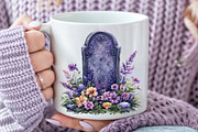 Lavender Halloween Clipart PNG, an Illustration by SinaCreation (Thumbnail 5 of 10)