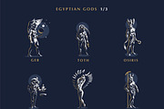 Set of Egiptian Gods, a Graphic by Masterlevsha (Thumbnail 7 of 11)