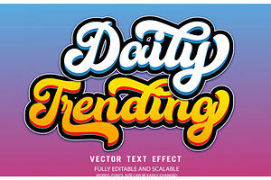 Dairy Vector 3d Editable Text Effect