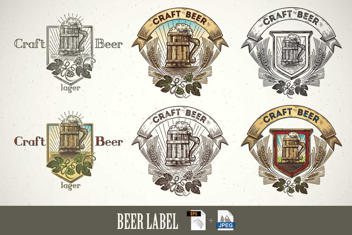 Beer label, a Food Illustration by Countryside life (Photo 1 of 10)