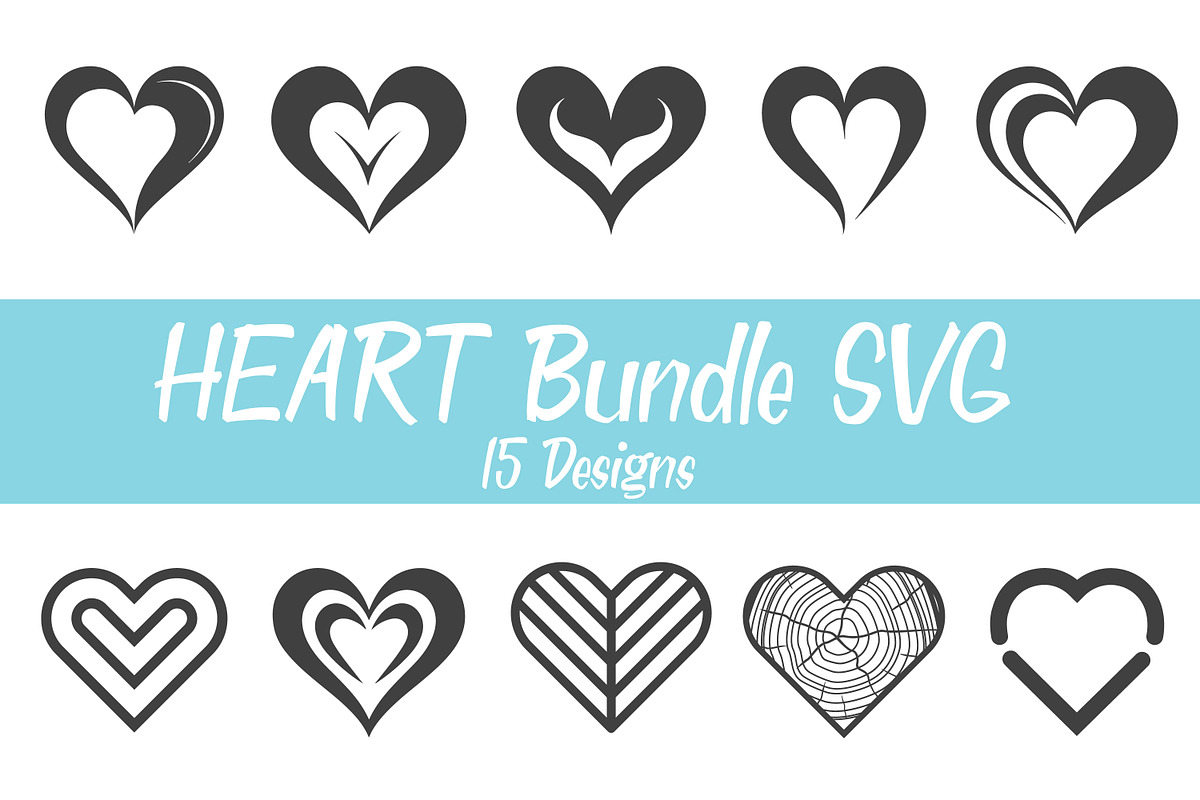 Heart Symbol Icons, an Outline Icon by Pixel Design (Photo 1 of 4)