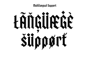 Rackbit - Display Blackletter Pixel, a Blackletter Font by Griyo Type (Thumbnail 6 of 10)