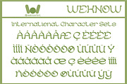 Folk Music font, a Font by weknow (Thumbnail 7 of 8)