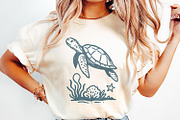 Sea Turtle PNG Clipart, Ocean, an Illustration by SharpMarketplace (Thumbnail 2 of 9)