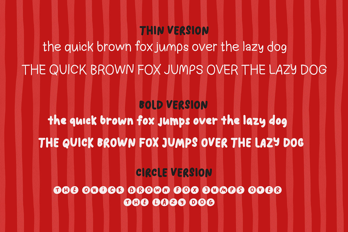 strawberry postcard cute font trio, a Handwritten Font by Ashiya Pixel (Photo 7 of 14)