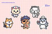 Cute Cat Illustrations 100+, an Animal Illustration by Ryan Rivaldo Vierra (Thumbnail 3 of 3)